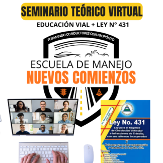 Seminario de Educación Vial Virtual + Ley N° 431 $55 Usd
